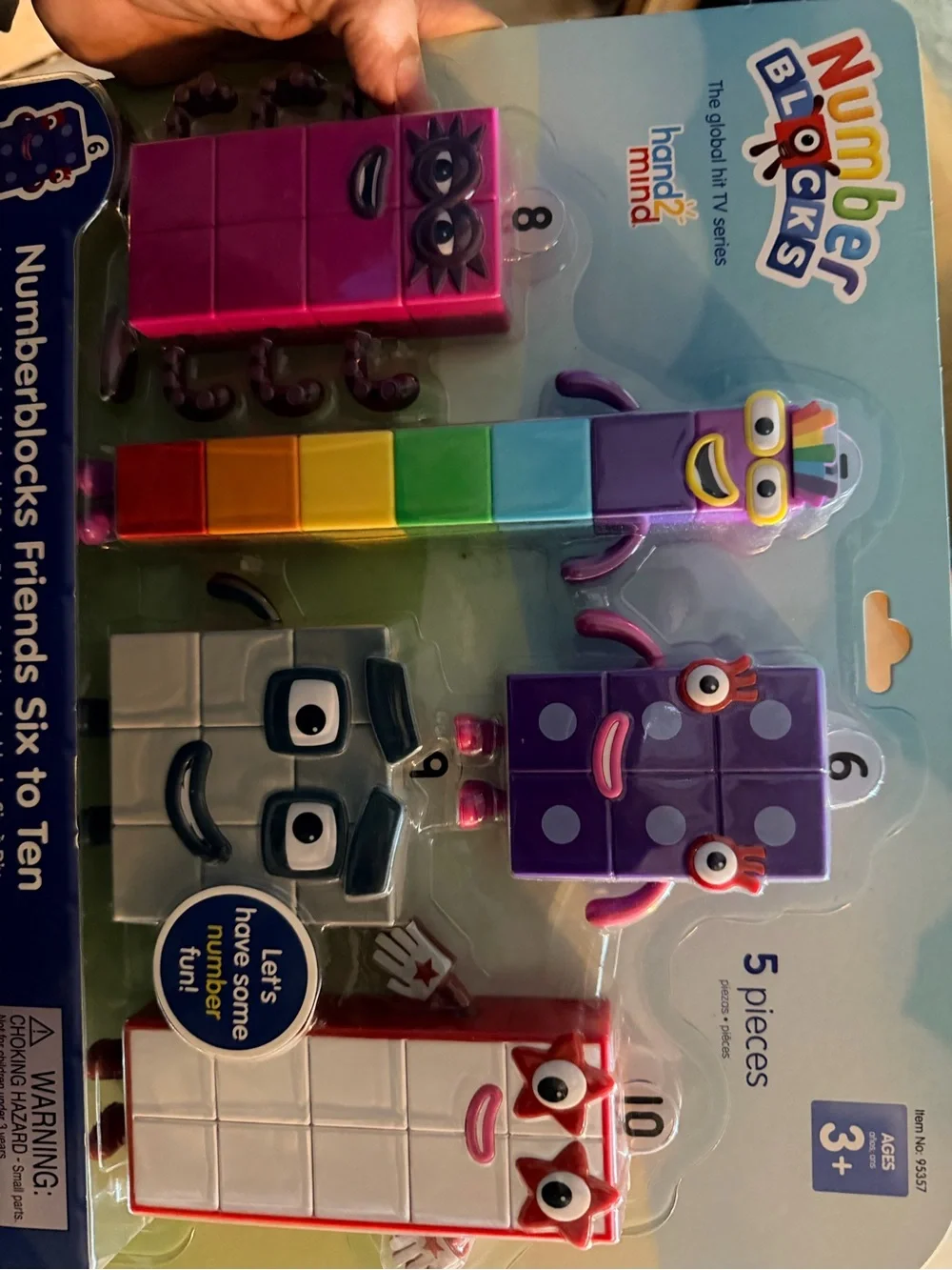 Numberblocks Friends Pack - Purple & Rainbow Stack Educational Figure